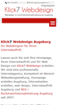 Mobile Screenshot of klick7.de